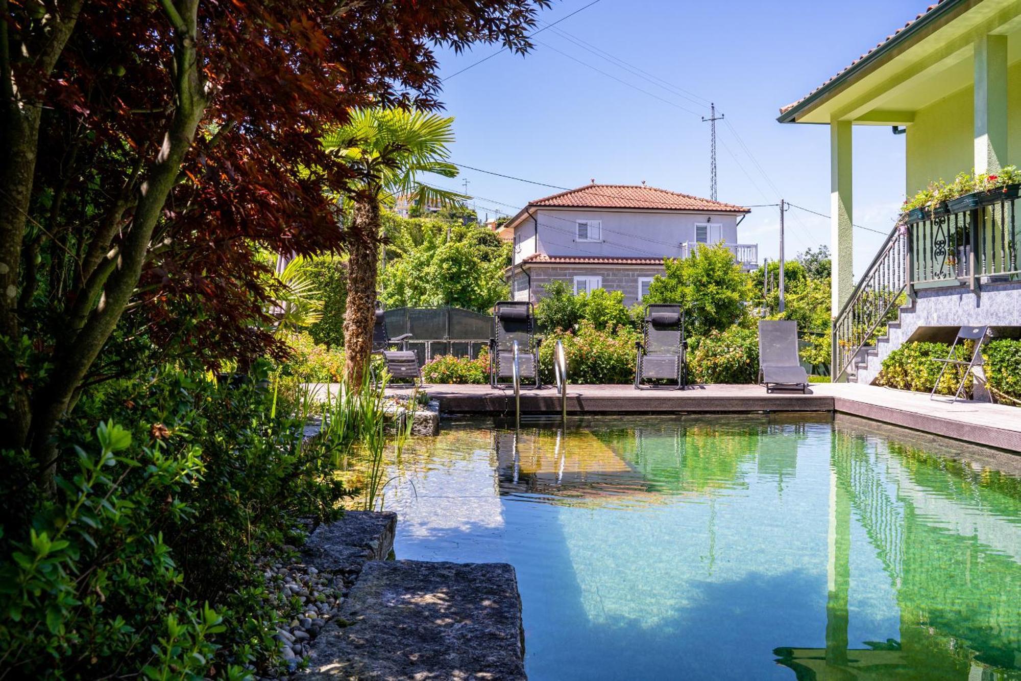 Gondomar Guimaraes - Moradia V3 Com Piscina Natural By House And People Extérieur photo